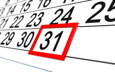 31 Kalender