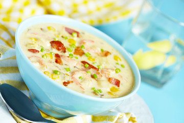 Chowder with Shrimp