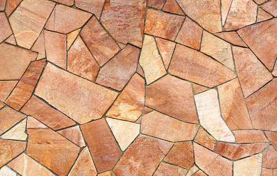 Terracotta Mosaic Background