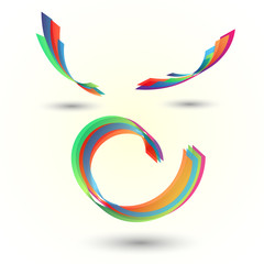 Abstract lines background