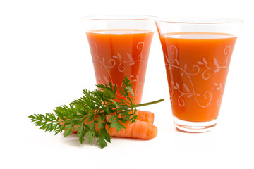 Frischer Karottensaft
