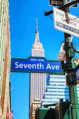 Seventh avenue sign
