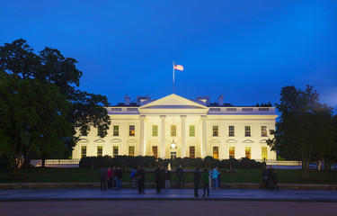 The White House building in Washington, DC