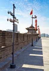 Foto op Canvas Xian - ancient city wall © lapas77