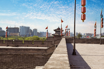 Xian - ancient city wall © lapas77