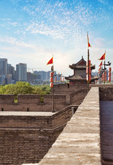 Xian - ancient city wall © lapas77
