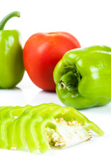 bell pepper and tomato