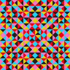 Vector abstrait géométrique, coloré