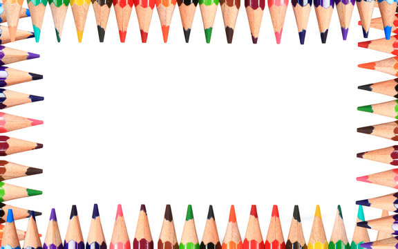 Encadrement Crayons Page De Garde