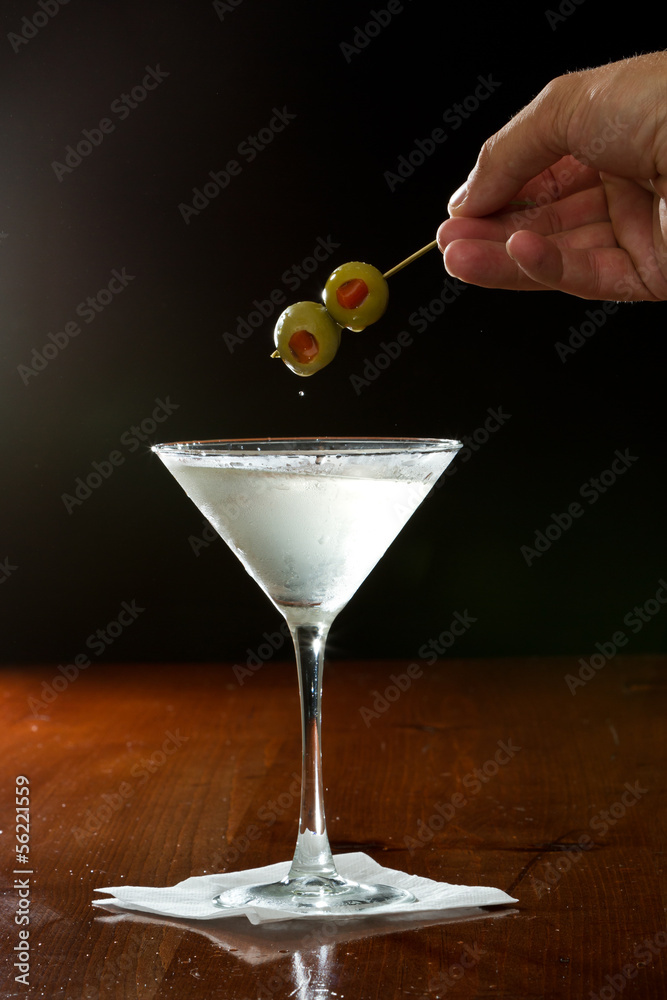 Poster dirty martini