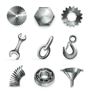 Industry, set of icons