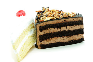 cake slice isolated