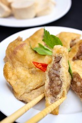 Stuffed tofu
