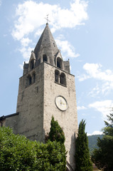 Fototapeta na wymiar Church in Aigle, Switzerland