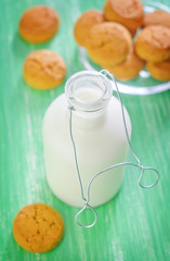 milk with cookies