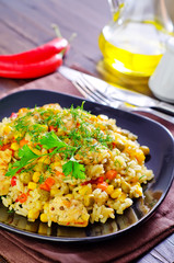 rice with meat