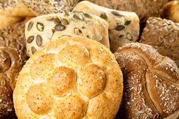 Mix of small breads
