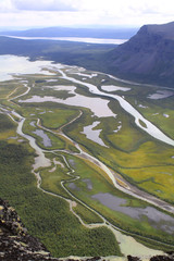 Das Rapatal im schwedischen Teil Lapplands, Sarek