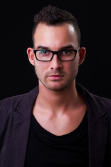 Obraz premium fashion shot of a young man - he is now a professional model