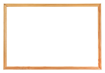 narrow simple wooden picture frame