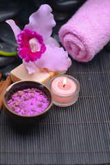 beautiful set for spa and aromatherapy