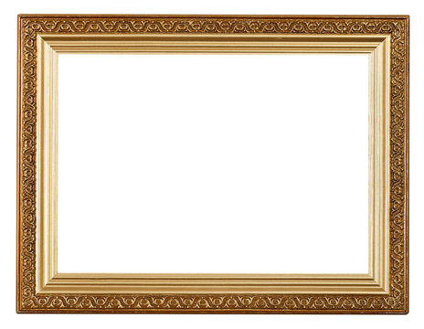 wide gold picture frame