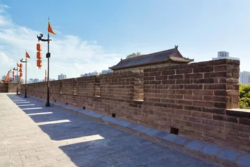 Foto auf Acrylglas Xian-alte Stadtmauer © lapas77