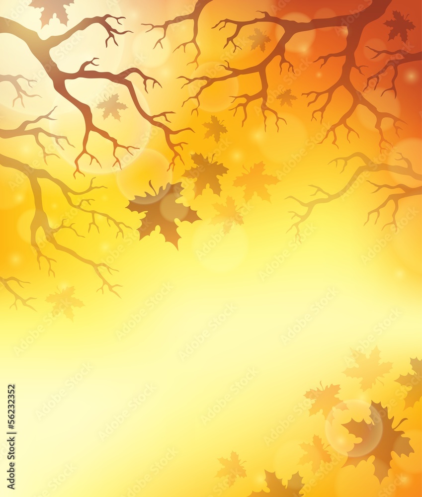 Wall mural autumn theme background 7