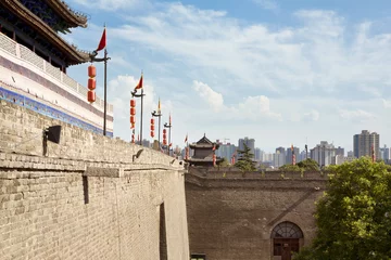 Kussenhoes Xian - ancient city wall © lapas77