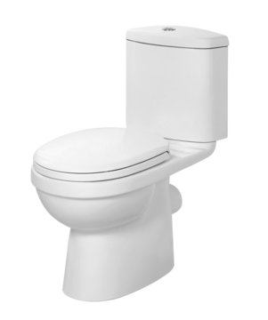 white toilet