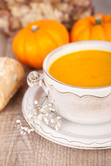 Herbstliche Kürbissuppe 