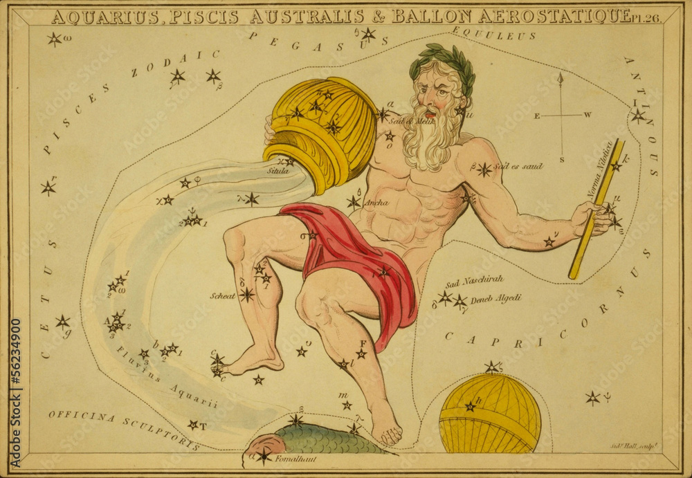 Canvas Prints astronomical chart