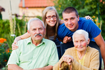 Family in Residential Care Home
