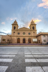 Fototapeta na wymiar Church in Cafayate in Salta Argentina.
