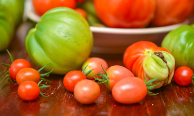 Fototapeta na wymiar The tomato (Solanum lycopersicum)