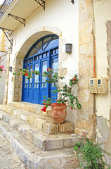 Fototapeta na wymiar Village Panormo at Crete, Greece