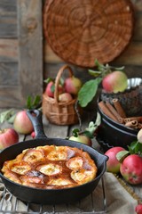 rustic apples pie