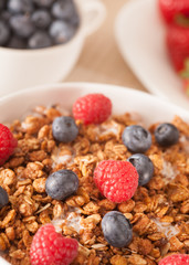 muesli with berries