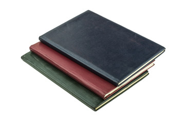 Old Books on White Background