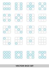 Vector dice set