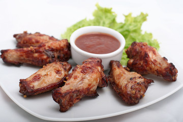 Chicken Wings with Red Sauce