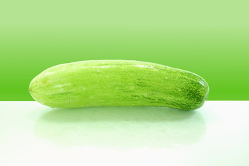 cucumber in green background