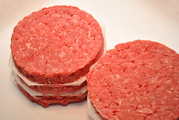 Raw Hamburg Patties