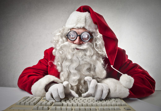 nerd Santa Claus
