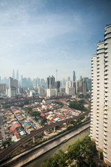 Urban landscape of Kuala Lumpur,Malaysia