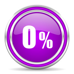 0 percent icon