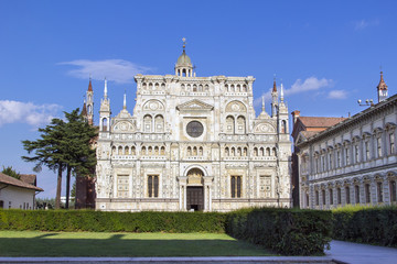 Fototapeta na wymiar Certosa di Pavia kolorystyczne obrazu