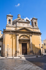 Fototapeta na wymiar Kościół St Lucia. Manduria. Apulia. Włochy.