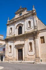 Fototapeta na wymiar Kościół Świętego Franciszka. Manduria. Apulia. Włochy.