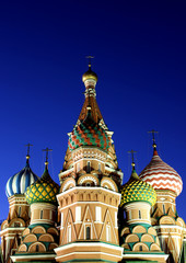 Fototapeta na wymiar Katedra Bazylego Błogosławionego w Moskwie
